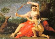 BATONI, Pompeo Diana Cupid oil painting on canvas